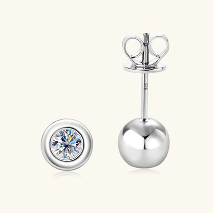 Mozambique stone stud earrings, daily wear