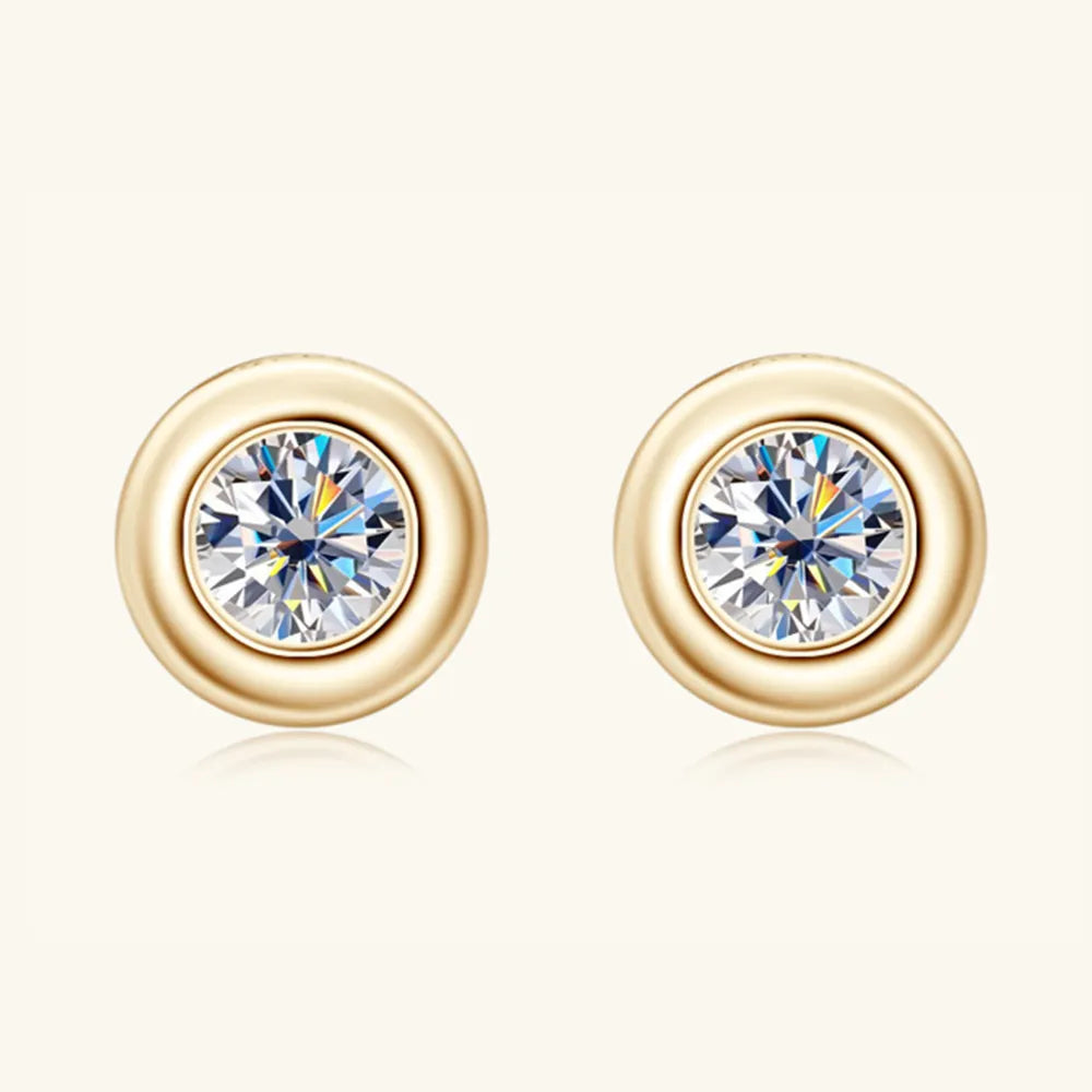 Mozambique stone stud earrings, daily wear