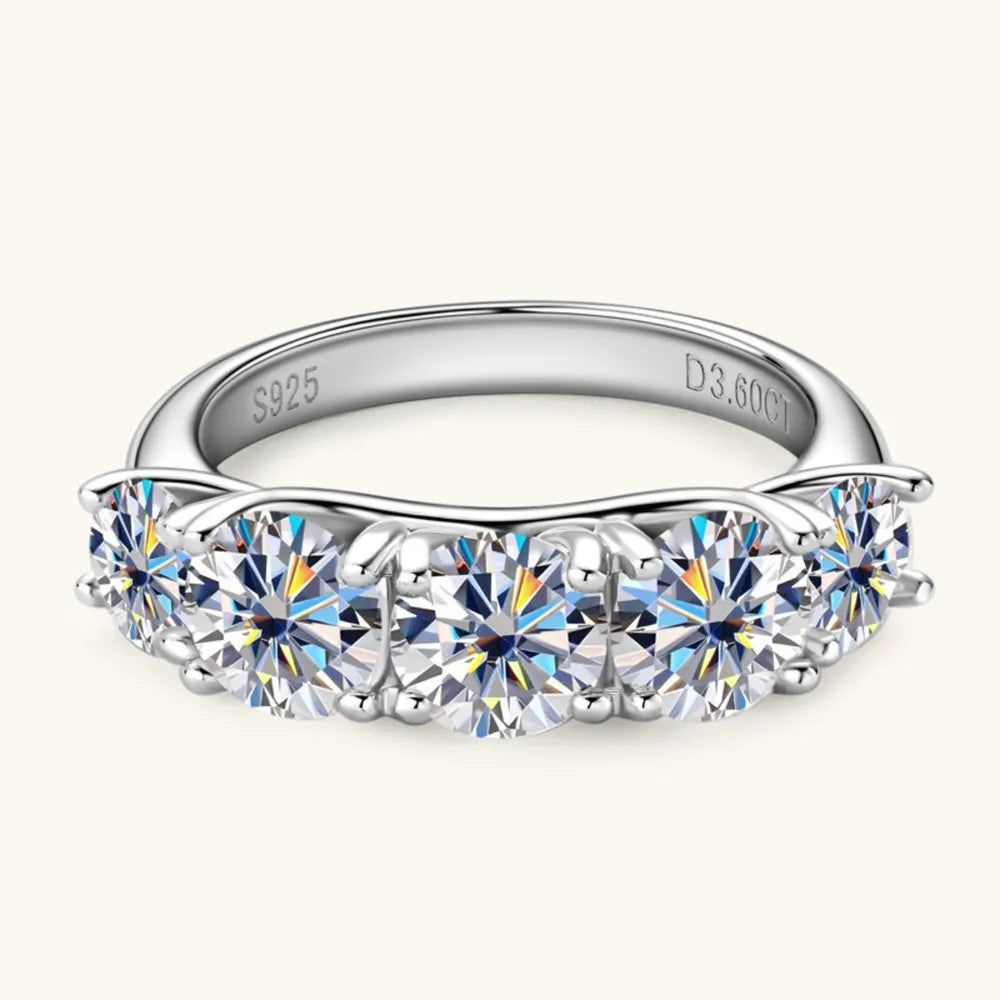 3.6 Ct Moissanite Ring Classic Engagement Ring for Women