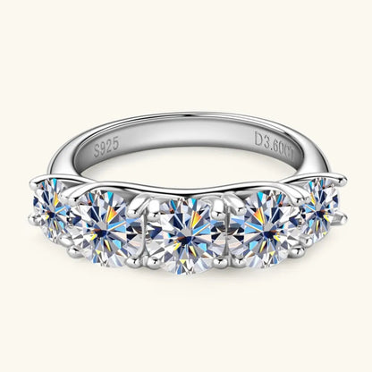 3.6 Ct Moissanite Ring Classic Engagement Ring for Women