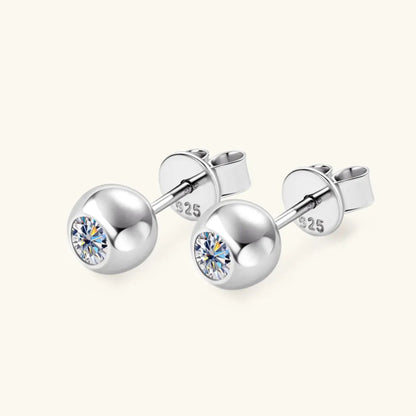 Mozambique stone stud earrings, daily wear