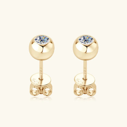 Mozambique stone stud earrings, daily wear