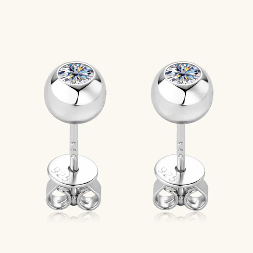 Mozambique stone stud earrings, daily wear