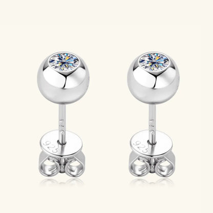 Mozambique stone stud earrings, daily wear