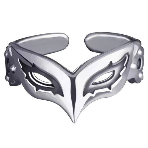 Fun Mask Ring, Fashionable and Versatile, High-Quality Cool Tone