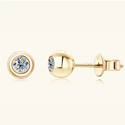 Mozambique stone stud earrings, daily wear