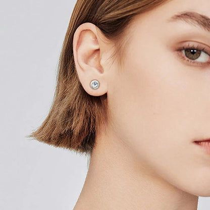 Mozambique stone stud earrings, daily wear