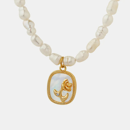 French Baroque Freshwater Pearl Necklace