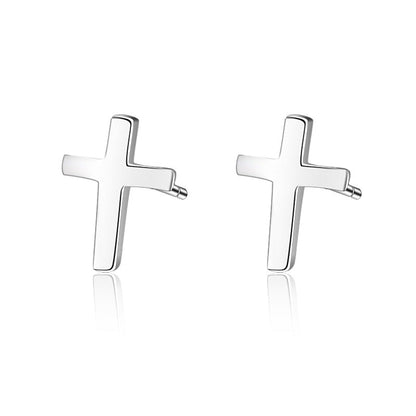 Women's Fashion Cross Smooth Earrings